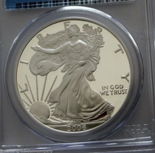 2006 Silver Eagle Pcgs Dcam 70 Rare 