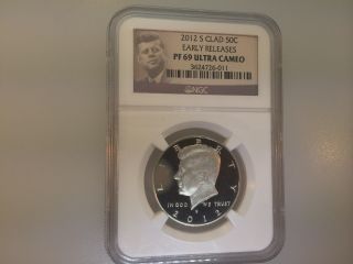 2012 Kennedy Early Release Ngc Pf69 Ultra Cameo photo