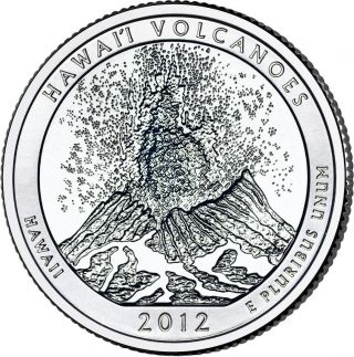 2012 5 Oz Silver Atb Hawaii Volcanoes,  Hi photo
