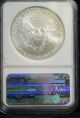 Ngc 2006 Ms - 69 American Silver Eagle Silver photo 1