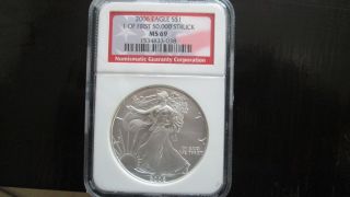2006 Silver Eagle Ms69 1 Of First 50000 photo