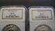1991,  1992,  1oz American Silver Eagles Ngc Slabs Ms69 Silver photo 2