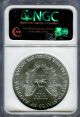 1996 $1 American Silver Eagle Ngc Ms 69 Silver photo 1