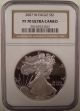 2006 - W & 2007 - W Proof Silver Eagles Ngc Pf 70 Ucam Perfect Gems Lqqk Silver photo 2