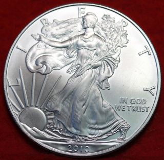 Uncirculated 2010 American Eagle Silver Dollar photo