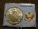 1997 American Silver Eagle 1 Oz. .  999 One Dollar U S Coin,  Walking Liberty Silver photo 3