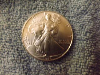 1986 American Eagle Silver Dollar 1 Oz.  999 Ungraded photo