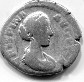Empress Crispina Wife Of Commodus 178 - 91ad Roman Silver Ar Denarius 11 photo