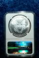 2000 Silver American Eagle Ngc Ms 68.  With Rim Toning Silver photo 1