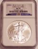 2010 25 Years Of Silver Eagles Label Early Releases Ngc Ms70 Silver photo 2