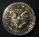 2006 Gold Covered $1 Silver American Eagle 1 Oz Coin Silver photo 1