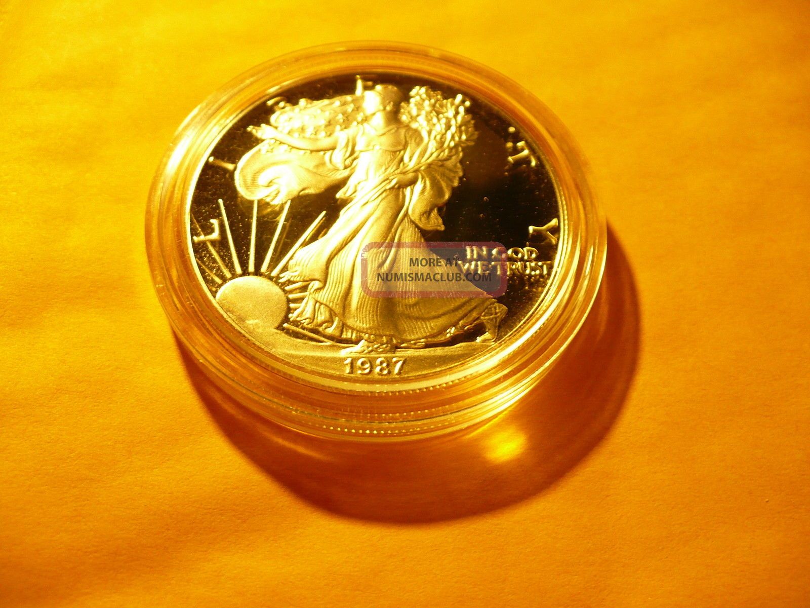 1987 - S Proof Silver Eagle Dollar