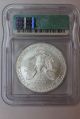 Us 1998 American Silver Eagle Coin Certified Icg Ms69 1oz.  999 Silver Dollar Bu Silver photo 1