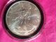 1996 American Silver Eagle,  Key Date Coin,  Brilliant Uncirculated Silver photo 3