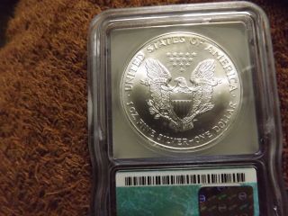 2003 American Silver Eagle Ms69 Icg photo