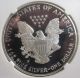 1999 P American Eagle Silver Dollar.  999 Fine Pf 69 Ultra Cameo (cc 72) Silver photo 2