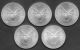 Spstamps & Coin 5 - 2013 American Silver Eagle ' S Ungraded 5 Oz Total.  999 Fine Silver photo 1