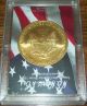 2003 24k Gold Plate American Silver Eagle 1 Troy Oz One Dollar Coin U.  S.  Flag Silver photo 1