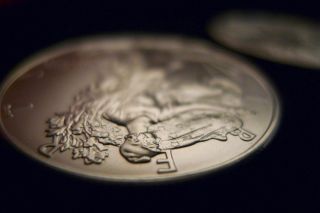 2013 1 Oz Silver American Eagle Coin Brilliant Uncirculated Gem photo