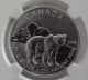 2011 Canada Silver 5 Dollars,  Maple Leaf,  Grizzly Bear Ngc Ms67 Gem Silver photo 1