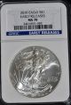 2010 Ms70 Silver Eagle Ngc Early Release Buy Now/make Offer/free Ship Silver photo 3