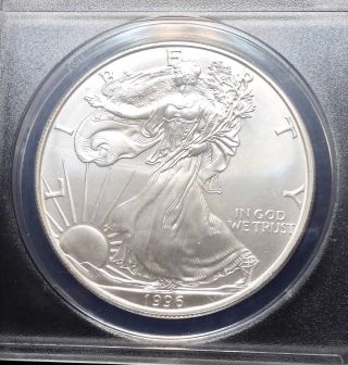 1996 American Silver Eagle - Anacs Ms67 