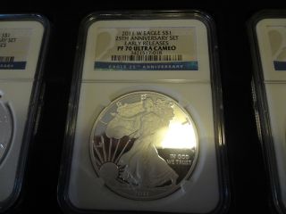 2011 25th Anniversary Silver Eagle W Ultra Cameo Proof Coin photo