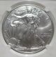 2011 S Silver Eagle Graded Ngc Ms70 Early Release 043 Silver photo 1