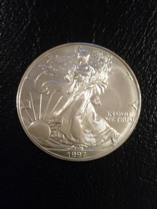 1997 Liberty Walking American Silver Eagle Dollar Coin photo