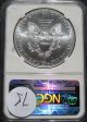 2012 W Silver Eagle Graded Ngc Ms70 Early Release 216 Silver photo 2