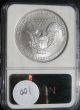 2007 W Silver Eagle Graded Ngc Ms70 007 Silver photo 2