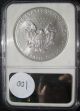 2008 W Silver Eagle Graded Ngc Ms70 037 Silver photo 2
