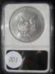 2008 W Silver Eagle Graded Ngc Ms70 035 Silver photo 2
