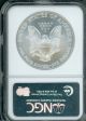 2002 American Silver Eagle Ase S$1 Ngc Ms69 Ms - 69 Pq+ Silver photo 1
