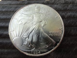 1994 American Eagle Silver Dollar.  999 Fine Silver 1 Troy Ounce photo