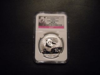 2014 China Panda Ngc Early Releases Ms 70 photo