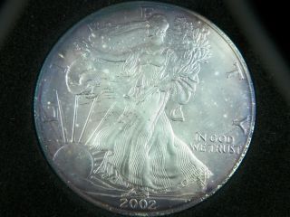 2002 1 Oz American Silver Eagle $1 Bullion Coin Uncirculated photo