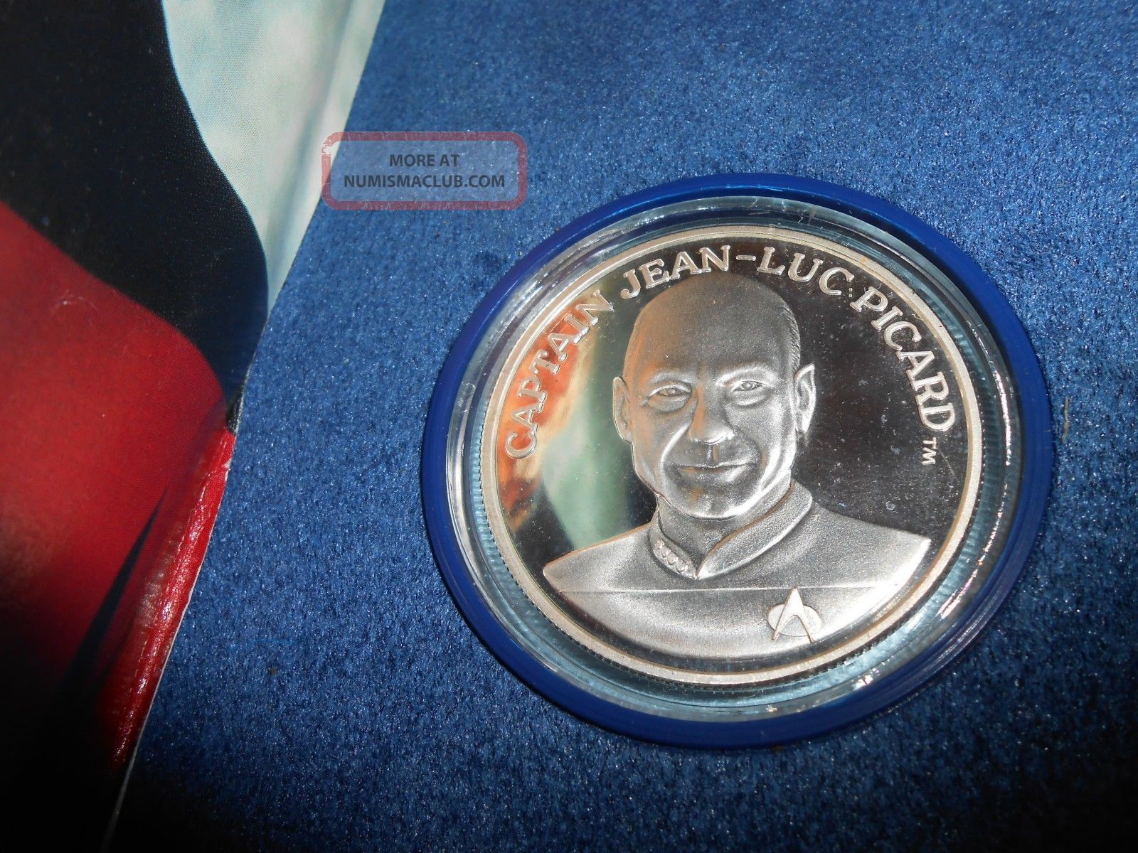 1oz. . 999 Silver Star Trek: The Next Generation - Captain Jean - Luc