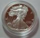1991 - S Proof American Silver Eagle Dollar Bullion Coin W/ Case,  Box & Coins: US photo 1