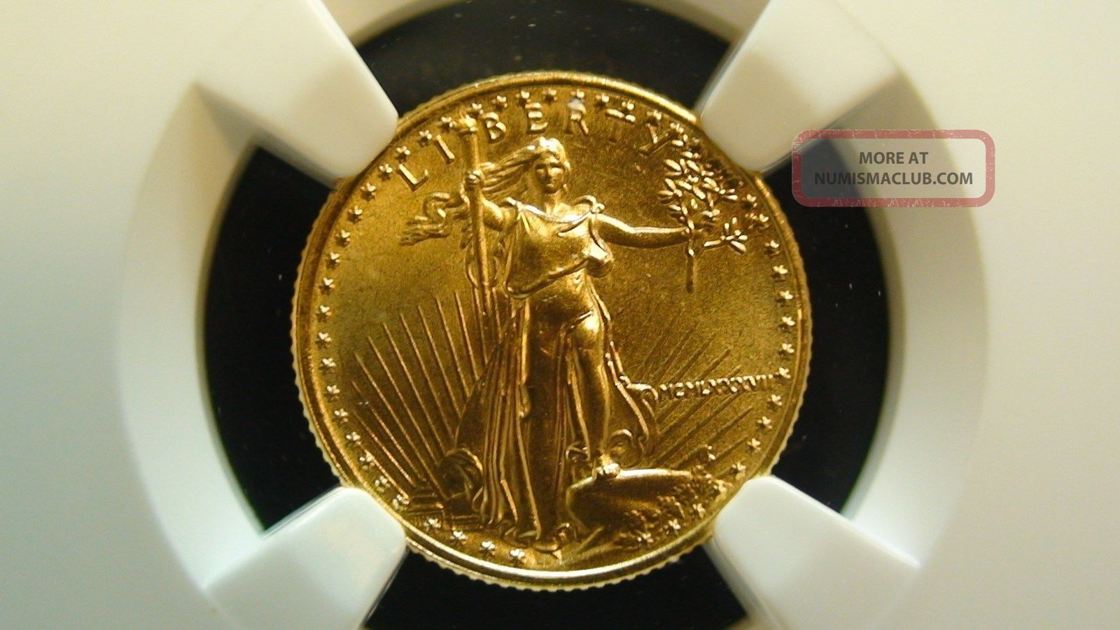 1987 $5 Gold Eagle Ngc Ms69 Tenth Ounce 1/10 Oz Fine Gold Coin Mcmlxxxvii