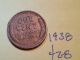 1938 Lincoln Cent Fine Detail Great Coin (428) Wheat Back Penny Small Cents photo 1