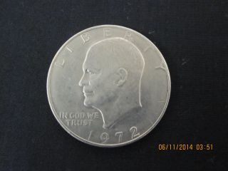 1972 - P - Bu - Eisenhower Dollar - Uncirculated photo