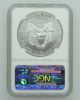 2011 Ngc Ms69 25th Anniversary Silver Eagle - Early Release Coin Commemorative photo 1