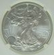 2011 Ngc Ms69 25th Anniversary Silver Eagle - Early Release Coin Commemorative photo 2