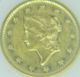 1853 - One Dollar Gold $1 Gold Liberty Head Great Detail Gd5302 Gold (Pre-1933) photo 2