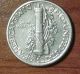 1943 10c Silver Mercury Dime Dimes photo 4