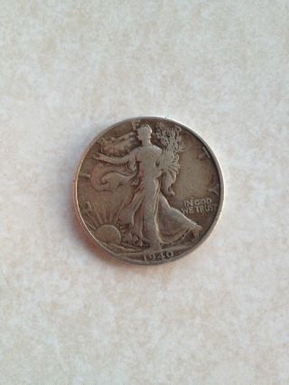1940 Walking Liberty Half Dollar Coin photo