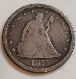 1875 - S 20 Cent Piece photo