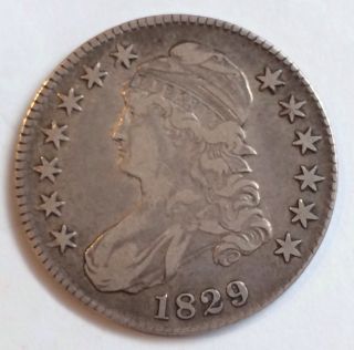 1829 Capped Bust Half Dollar,  Large Letters photo