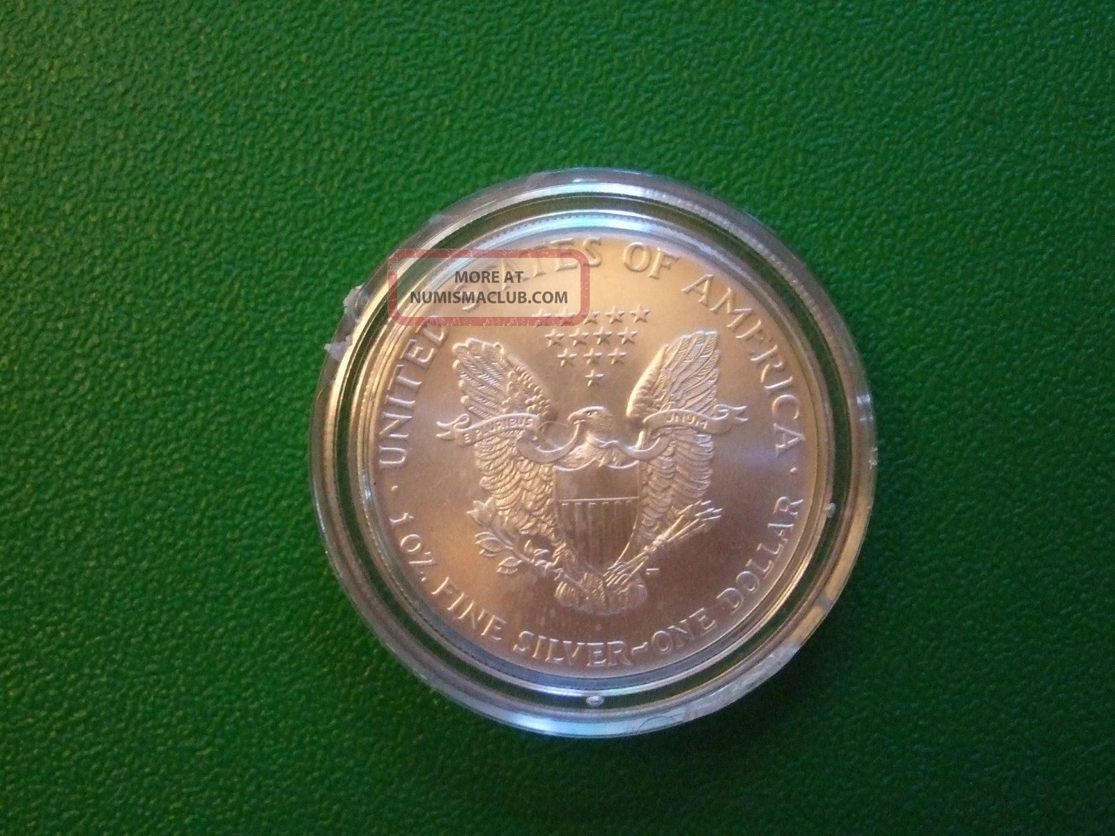 1999 Liberty Silver Dollar 1 Oz Fine Silver clear Cased 1999-liberty-silver-dollar-1-oz-fine-silver-clear-cased
